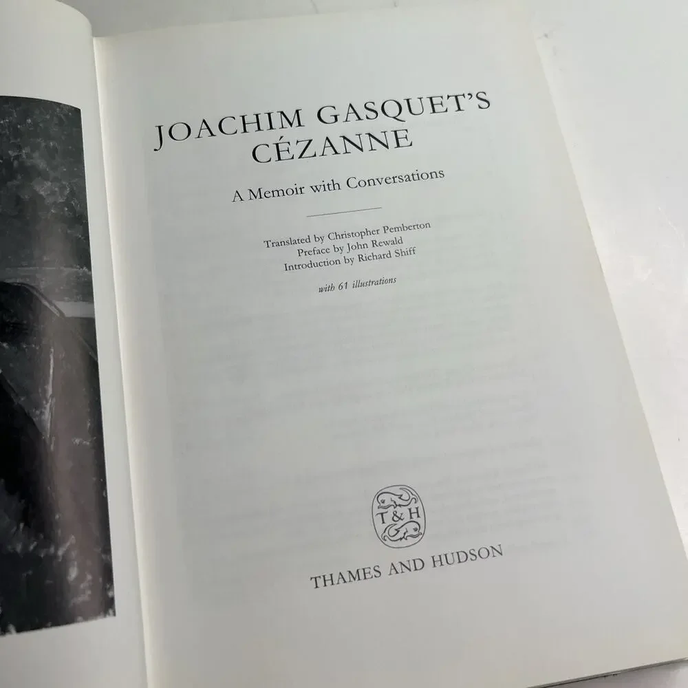 Christopher Pemberton JOACHIM GASQUET'S CEZANNE A Memoir 1st Edition 1991 HC DJ